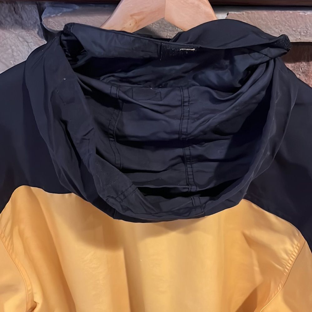Carhartt Parka Coat Yellow and Black Heavy Cotton Mesh Lined Workwear - Picture 8 of 11